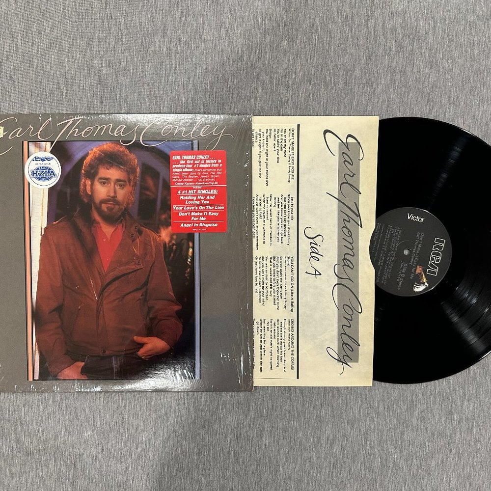 Earl Thomas Conley Vinyl - Don't Make It Easy For Me